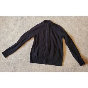 Women's Bay Studio Petite Faded Black Sweater Size PM